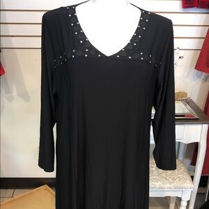 Emaline Woman Elegant Black Women's Dress